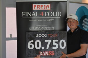 Nicolai Tinning fører FREJA Final 4Four efter sejren i Danæg PGA Championship på Skjoldenæsholm Golf Center.