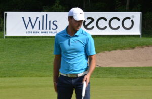 Tobias Rosendahl fører Willis Masters i Kokkedal Golfklub inden fredagens afsluttende 18 huller.